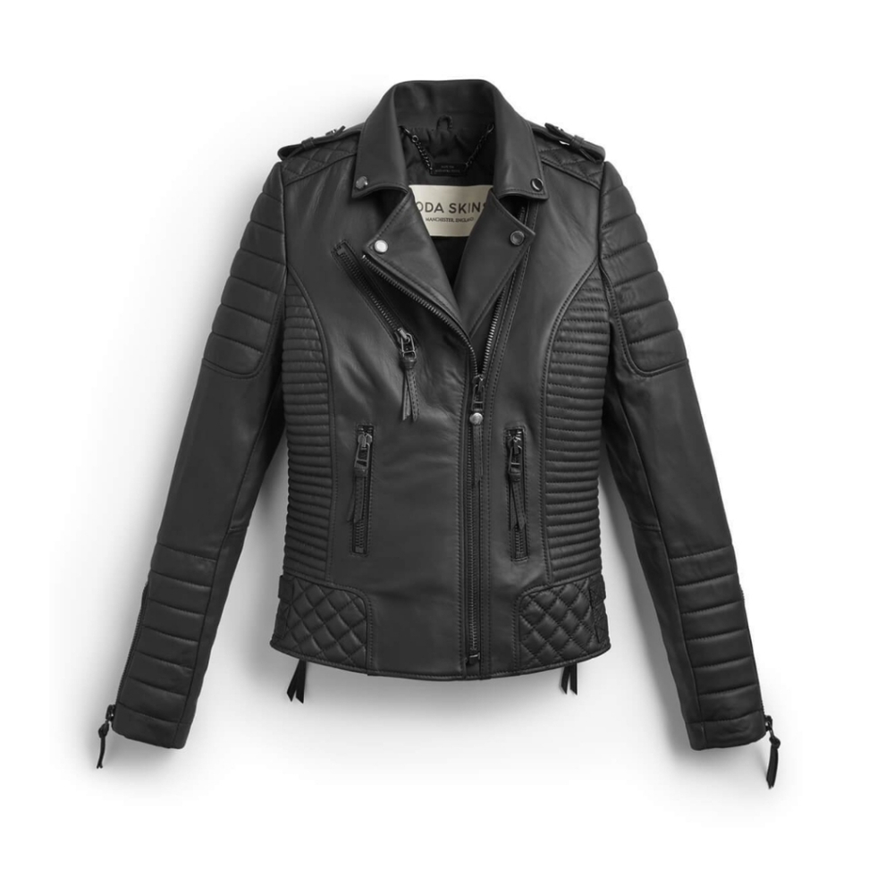 Like new Boda Skins Leather Jacket 6 tall